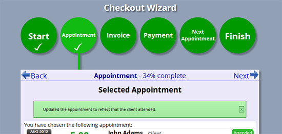 Step 2: choose an appointment